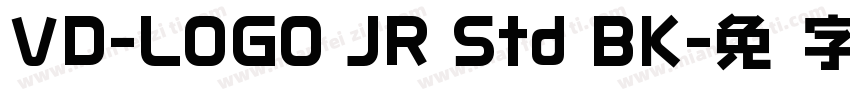 VD-LOGO JR Std BK字体转换